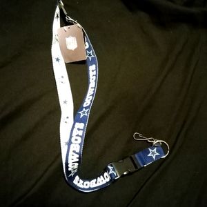 Lanyard Dallas Cowboys reversible White/Blue